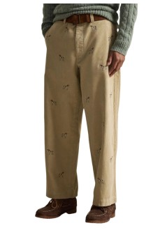 polo ralph lauren pant  manwoven-pants - 710p02694001 paddock tan w hound aoe