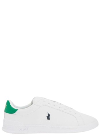 polo ralph lauren sneaker hombre hrt crt ii-sneakers-low top lace - 809p09760002 white billiard green hunt navy