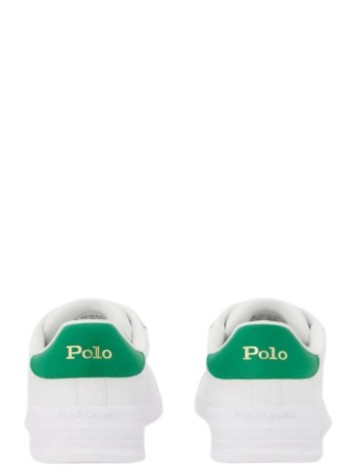 polo ralph lauren sneaker hombre hrt crt ii-sneakers-low top lace - 809p09760002 white billiard green hunt navy 2