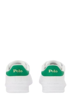 polo ralph lauren sneaker manhrt crt ii-sneakers-low top lace - 809p09760002 white billiard green hunt navy