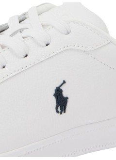 polo ralph lauren sneaker manhrt crt ii-sneakers-low top lace - 809p09760002 white billiard green hunt navy