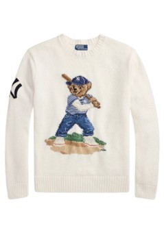 polo ralph lauren sweater mansweater-pullover - 710b15087001 deckwash white combo