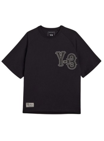 y3 camiseta hombre el5 gfx ss tee - kq9307 black
