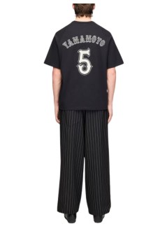 y3 t-shirt manel5 gfx ss tee - kq9307 black