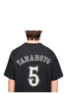 y3 t-shirt manel5 gfx ss tee - kq9307 black
