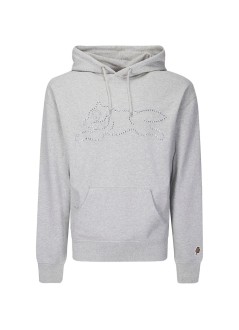 icecream sudadera hombre crystal running dog popover hood - ic26179 heather grey