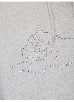 icecream sudadera hombre crystal running dog popover hood - ic26179 heather grey