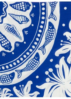 farm rio pareo mujer ocean scarf panneaux - 336774 25066