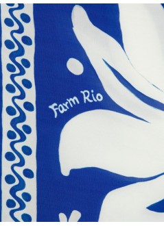 farm rio pareo mujer ocean scarf panneaux - 336774 25066