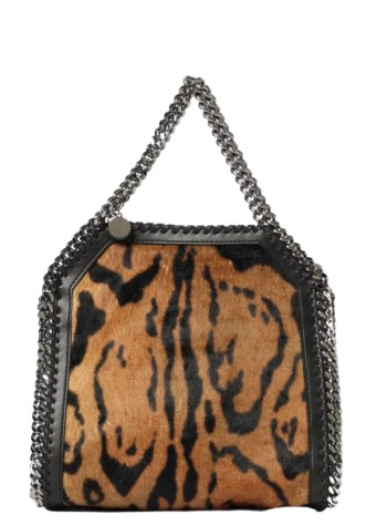 stella mccartney crossbody mujer falabella mini bag ocelot brushed velvet print - 371223wp0653 2203