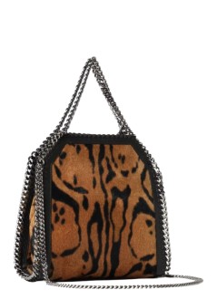 stella mccartney crossbody mujer falabella mini bag ocelot brushed velvet print - 371223wp0653 2203
