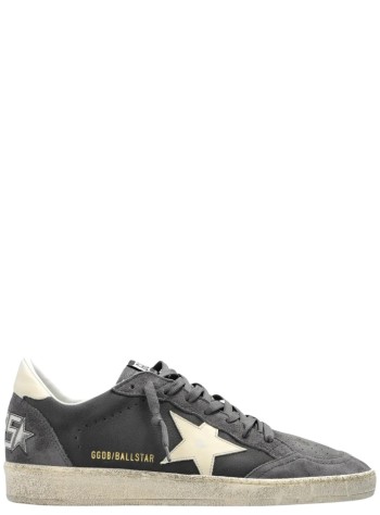 golden goose sneaker hombre ballstar nabuk upper suede toe and spur leather star and he - gmf00117f008157 60662
