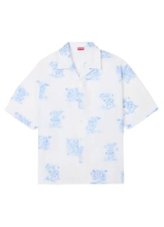 kenzo shirt mankenzo cartoon hawaiian short sleeve shirt - fg55ch1359eg 01