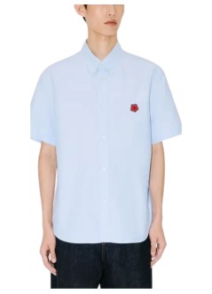 kenzo camiseria hombre boke flower crest short sleeve shirt - fg55ch1099lo 63