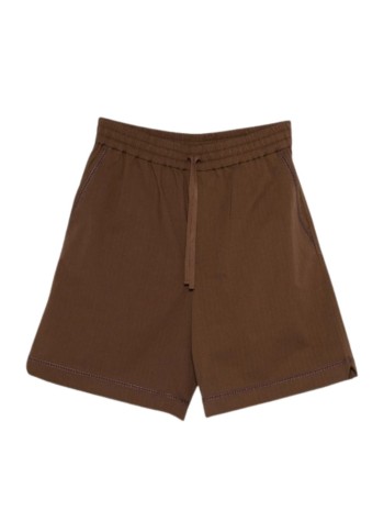 drôle de monsieur pantalon corto hombre short elastiqué jour echelle - kbs178co278bn brown