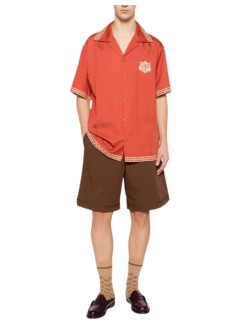 drôle de monsieur short pant manshort elastiqué jour echelle - kbs178co278bn brown