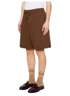 drôle de monsieur short pant manshort elastiqué jour echelle - kbs178co278bn brown