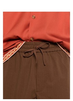 drôle de monsieur short pant manshort elastiqué jour echelle - kbs178co278bn brown