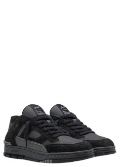 axel arigato sneaker manarea lo fluffy sneaker - f3592001 black off black