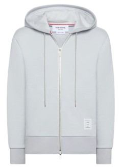 thom browne sudadera hombre zip up hoodie w/ engineered 4 bar - mjt517a03037 050