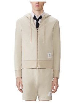 thom browne sudadera hombre zip up hoodie w/ engineered 4 bar - mjt517a03037 260