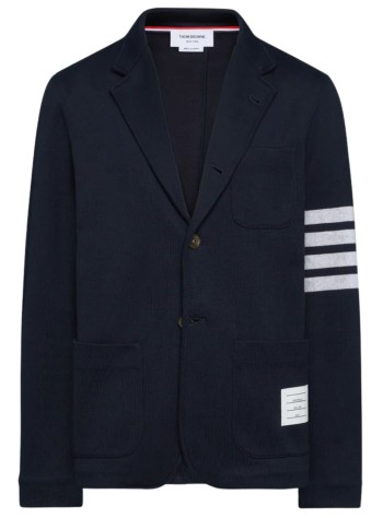 thom browne outerwear hombre sack jacket in double face knit w/ eng 4bar - mjt575a07545 415
