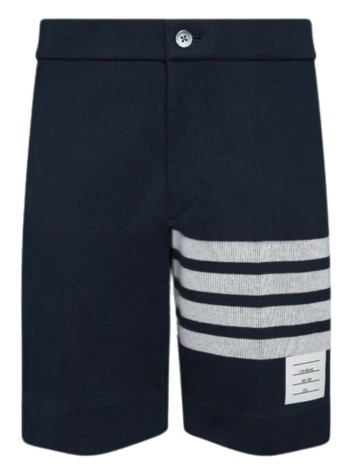 thom browne pantalon corto hombre bermuda shorts in double face knit w/ eng 4bar - mjq242a07545 415