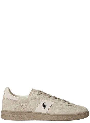 polo ralph lauren sneaker manbedford pp-sneakers-low top lace - 809p01617002 milkshake