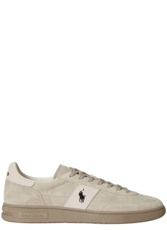 polo ralph lauren sneaker manbedford pp-sneakers-low top lace - 809p01617002 milkshake