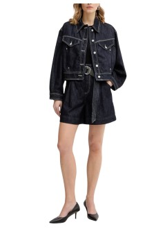 boss pantalon corto mujer c_cargo short ppb - 50552465 401