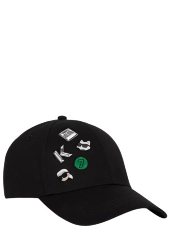 karl lagerfeld gorras mujer ikon multi pin cap - b1w33019 999