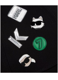 karl lagerfeld cap womanikon multi pin cap - b1w33019 999