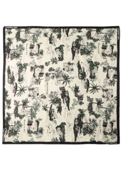 karl lagerfeld neckwear mank/signature vacance slk scarf - b2w33049 1gw