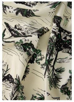 karl lagerfeld neckwear mank/signature vacance slk scarf - b2w33049 1gw