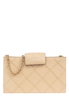 tory burch crossbody mujer fleming mini chain wallet - 167250700 700