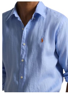 polo ralph lauren camiseria hombre cubdppcs-long sleeve-sport shirt - 710966294509 austin blue