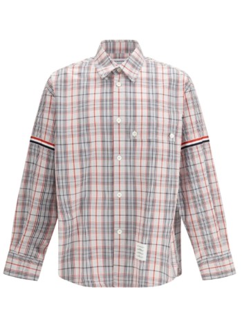 thom browne camiseria hombre oversized pc bd shirt w/ double needle and rwb gg armband i - mwl430of1098 960