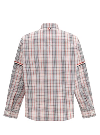 thom browne camiseria hombre oversized pc bd shirt w/ double needle and rwb gg armband i - mwl430of1098 960 2