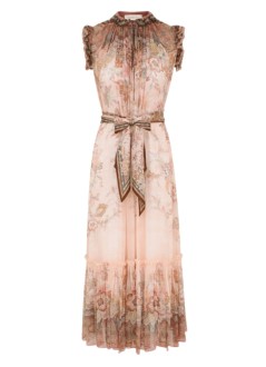 zimmermann dress womanalchemy flutter dress - 7280ds262 pkp