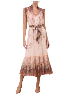 zimmermann dress womanalchemy flutter dress - 7280ds262 pkp
