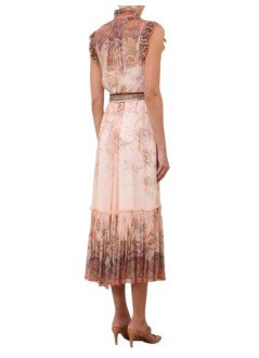 zimmermann dress womanalchemy flutter dress - 7280ds262 pkp