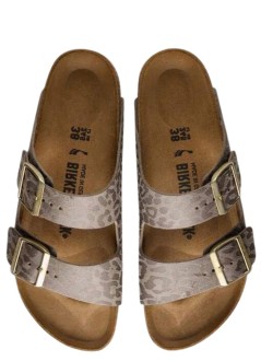 birkenstock sandal womanarizona syn - 1031941 leo gray taupe
