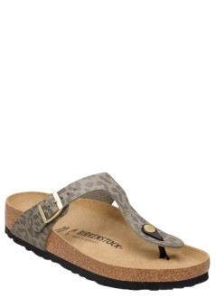 birkenstock sandalia mujer gizeh syn - 1032026 leo gray taupe