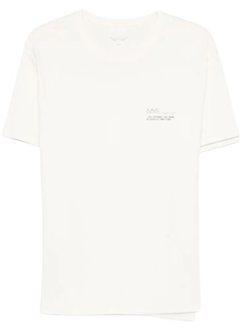 a.p.c. t-shirt mant-shirt niclas - cohmwh26577 baa beige