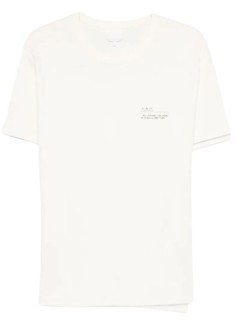 a.p.c. camiseta hombre t-shirt niclas - cohmwh26577 baa beige