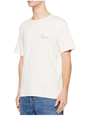 a.p.c. t-shirt mant-shirt niclas - cohmwh26577 baa beige 2