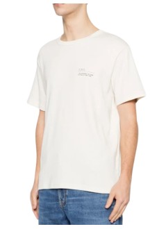 a.p.c. camiseta hombre t-shirt niclas - cohmwh26577 baa beige