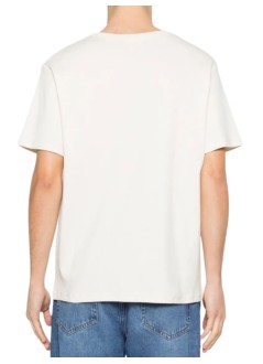 a.p.c. camiseta hombre t-shirt niclas - cohmwh26577 baa beige