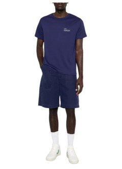 a.p.c. t-shirt mant-shirt niclas - cohmwh26577 iah dark blue