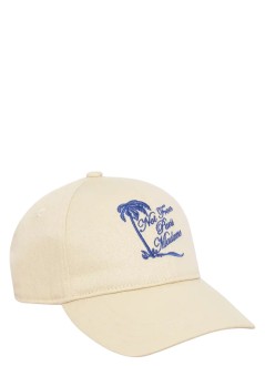drôle de monsieur gorras hombre casquette slogan palmier - kcp197co138ow off white
